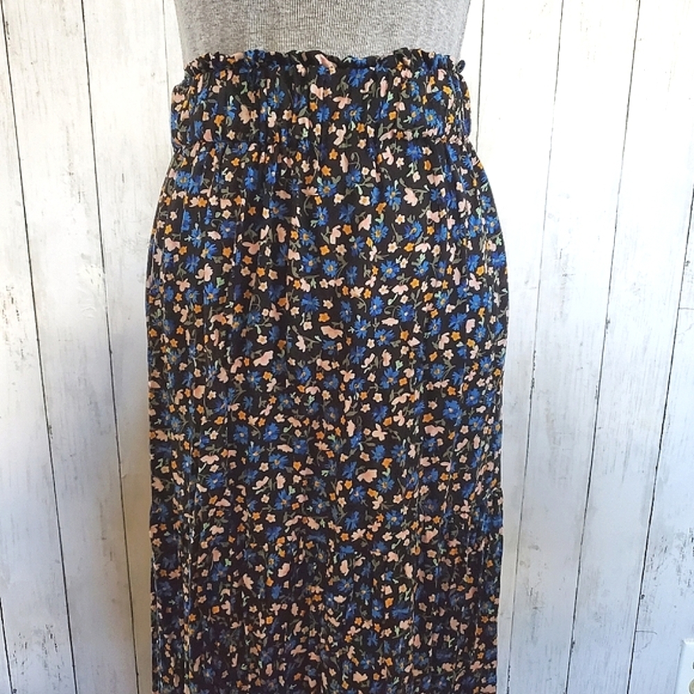 Philosophy Floral Flowy Tiered Maxi Skirt | XS - Picture 5 of 5
